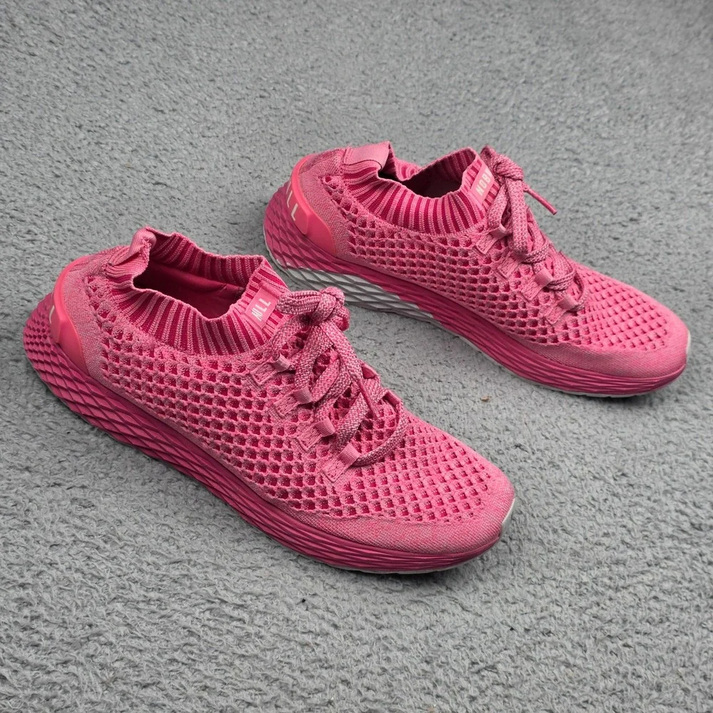 NOBULL Knit Runner Womens 13.5 Mens 12 Pink Training Running Shoes